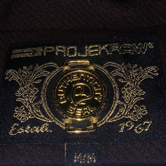 RETRO PROJEK RAW SILKY INTERIOR BUTTON UP WOOL COAT - Picture 2 of 6